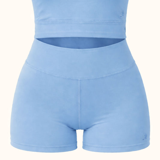 High-Waisted Compression Shorts - Colorflow