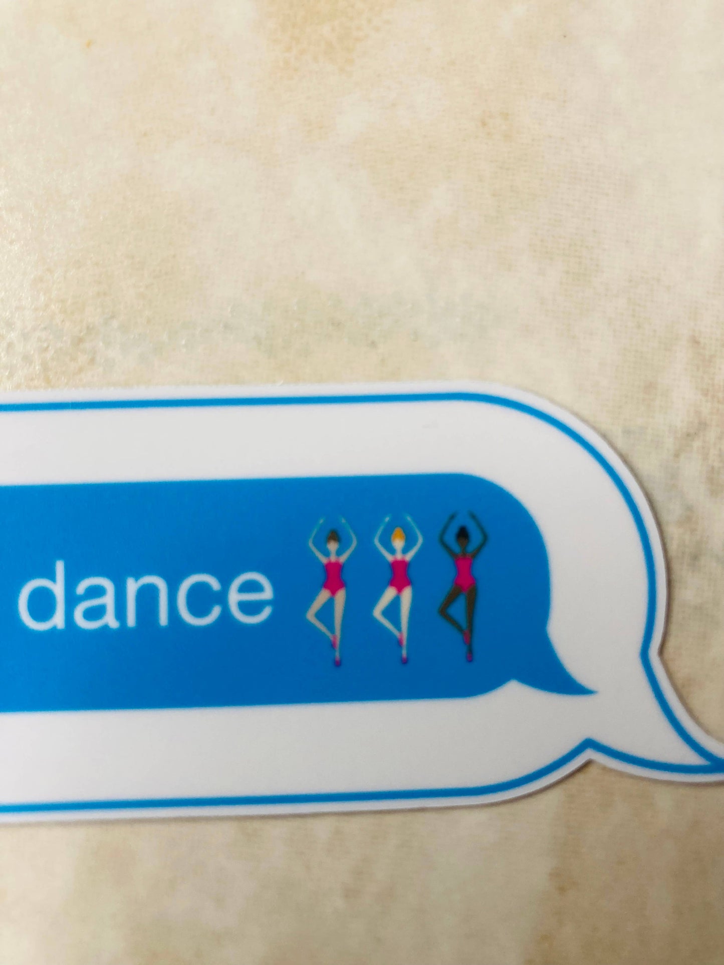 Denali & Co | Can't. I Have Dance Text w/ Emojis Sticker