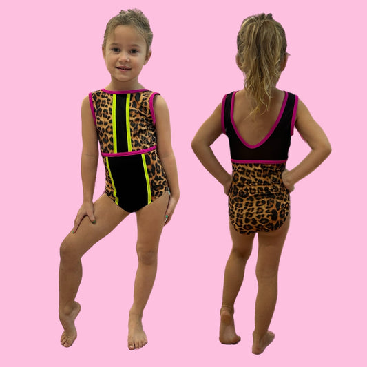 Electric Leopard Leotard