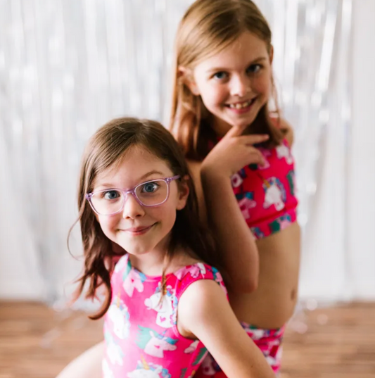 Girl Power Sport | Unicorn Velvet Leotard