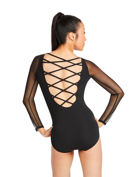 Capezio | Meryl Strappy Back Long Sleeved Leotard
