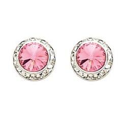 Dasha Designs | Rhinestone Earrings | 17mm