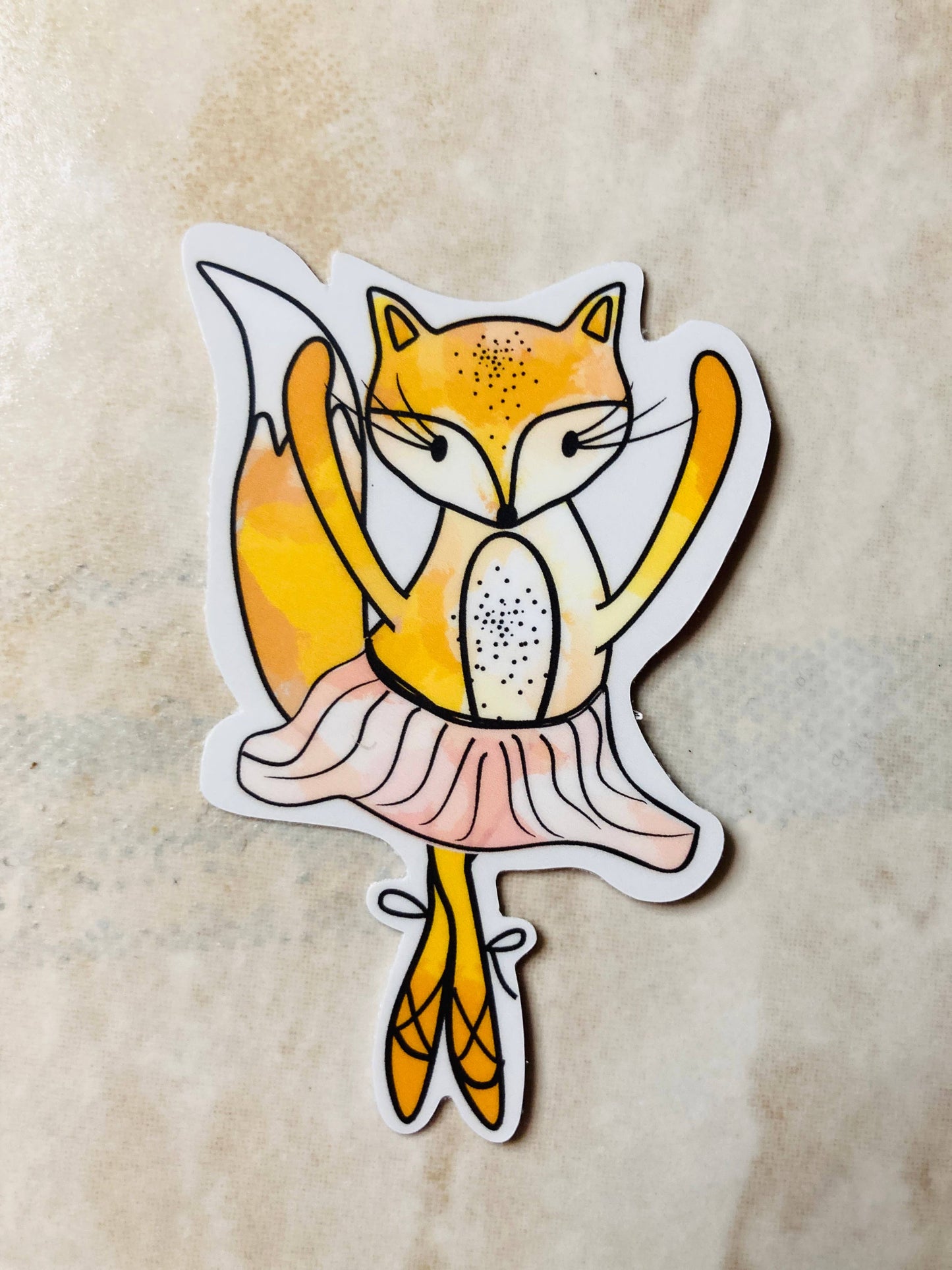 Denali & Co | Fox Ballerina Vinyl Sticker