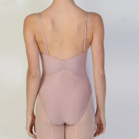 Bullet Pointe | Pinch-Front Leotard | Antique Rose