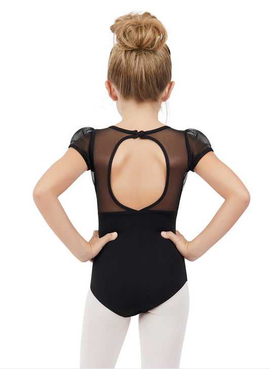 Capezio | Children's Puff Sleeve Keyhole Back Leotard