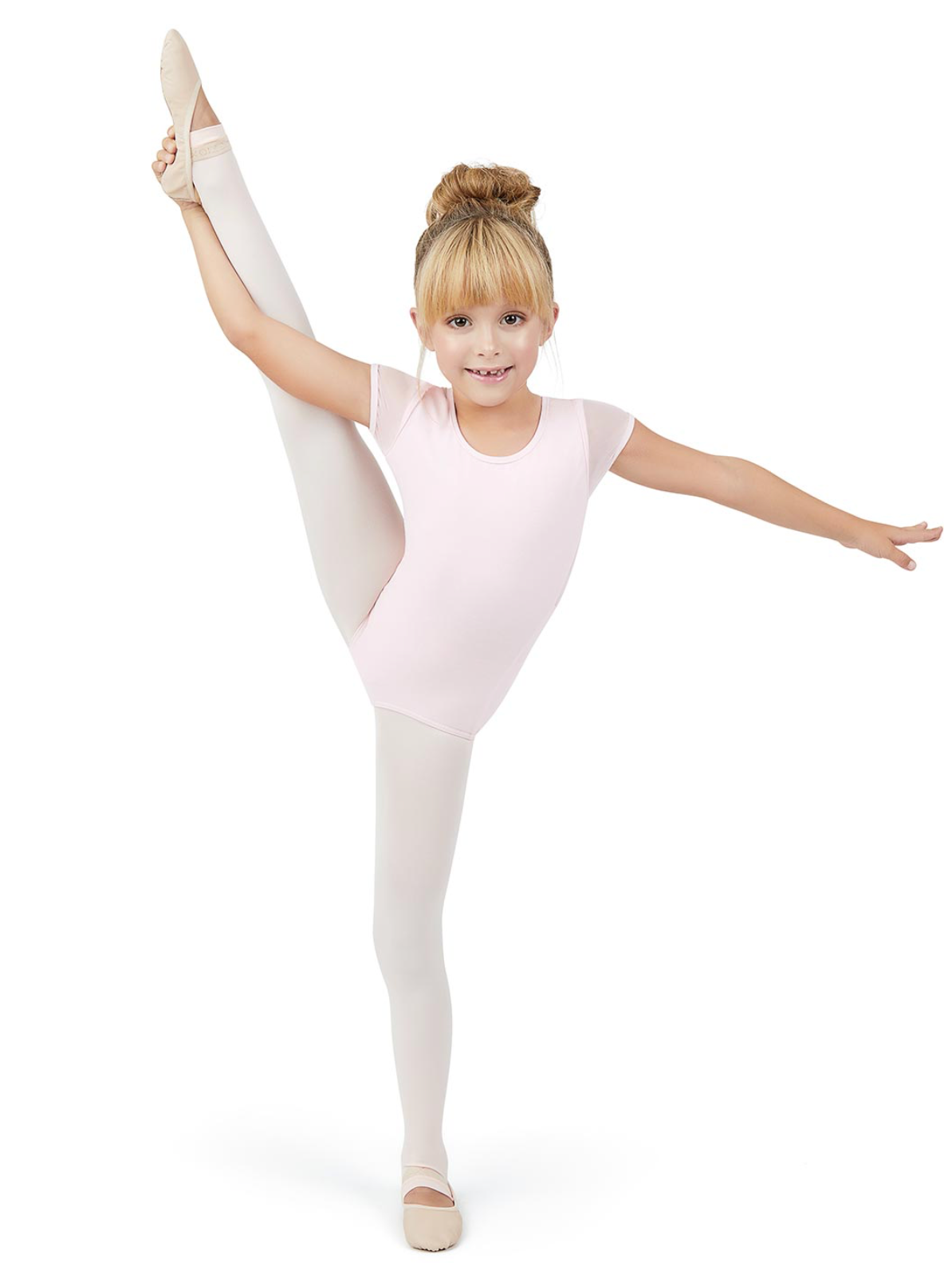 Capezio | Children's Puff Sleeve Keyhole Back Leotard
