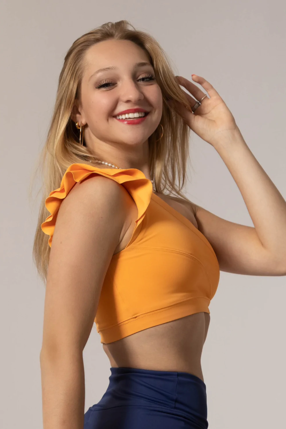 Tiger Friday | Southern Belle Crop Top | Creamsicle