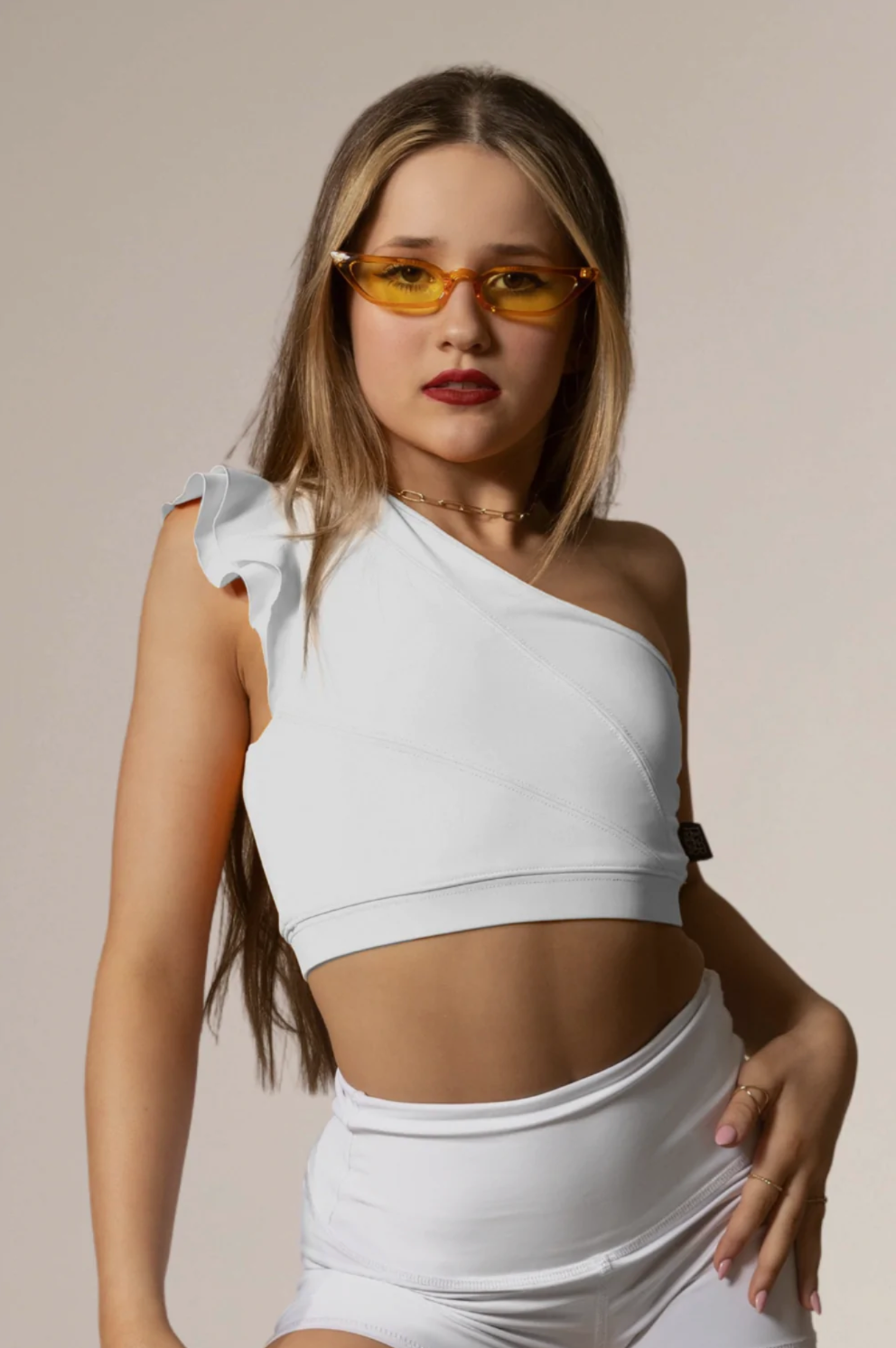 Tiger Friday | Southern Belle Crop Top | Powder