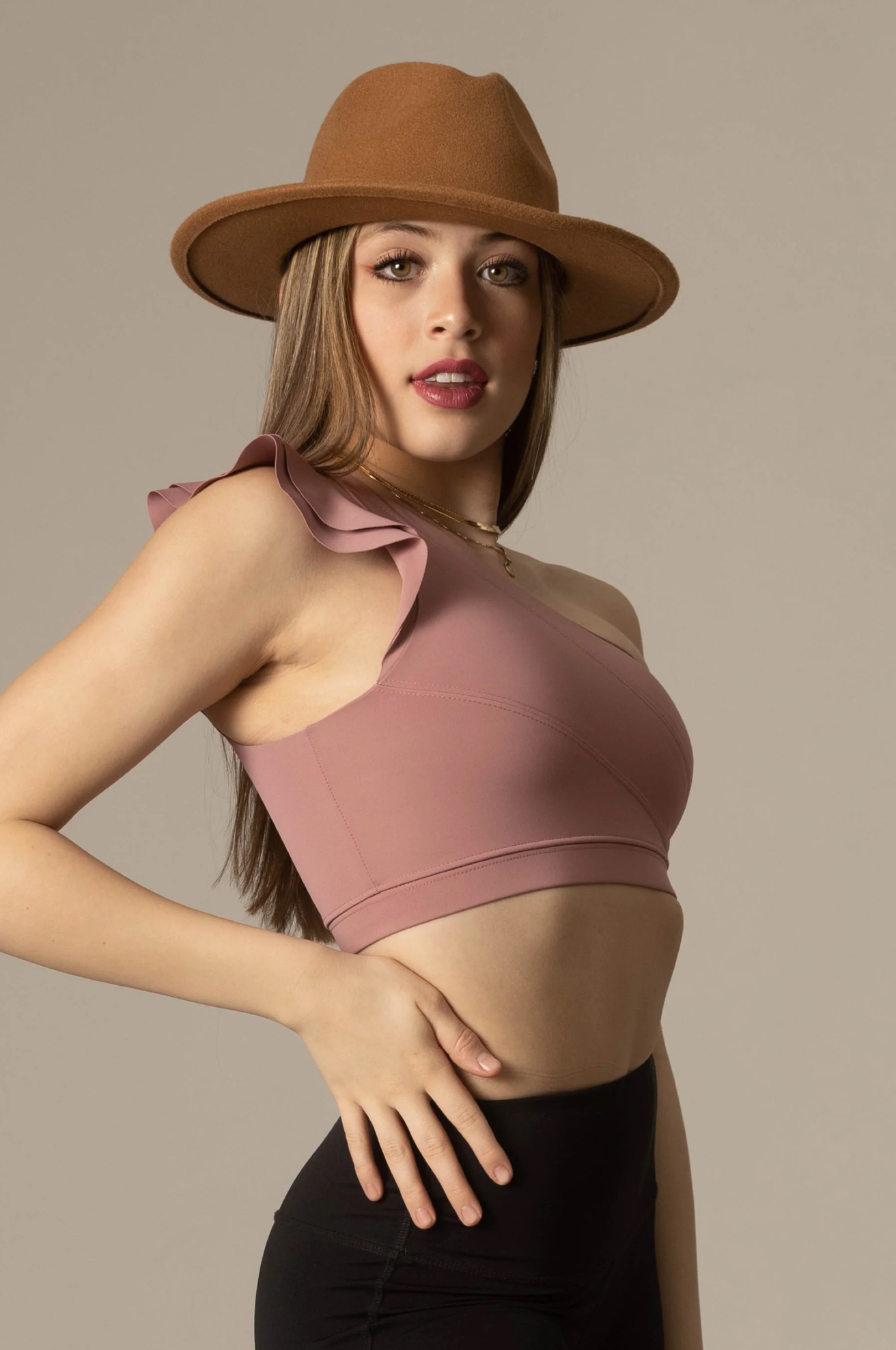 Tiger Friday | Southern Belle Crop Top | Pink Champagne