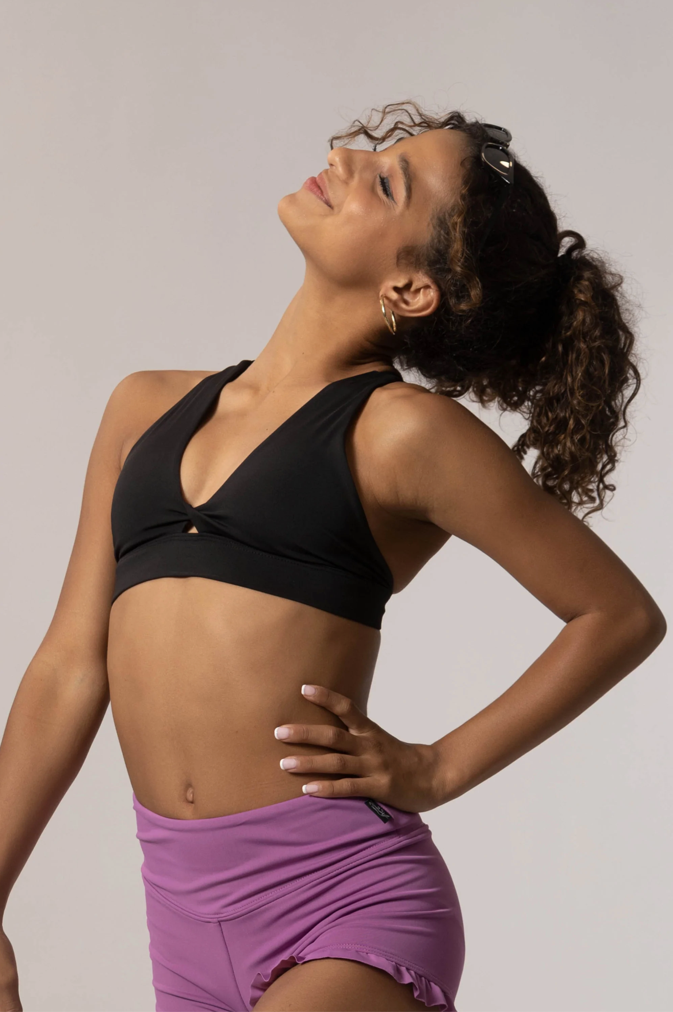 Tiger Friday | Twisted Sister Bralette | Onyx