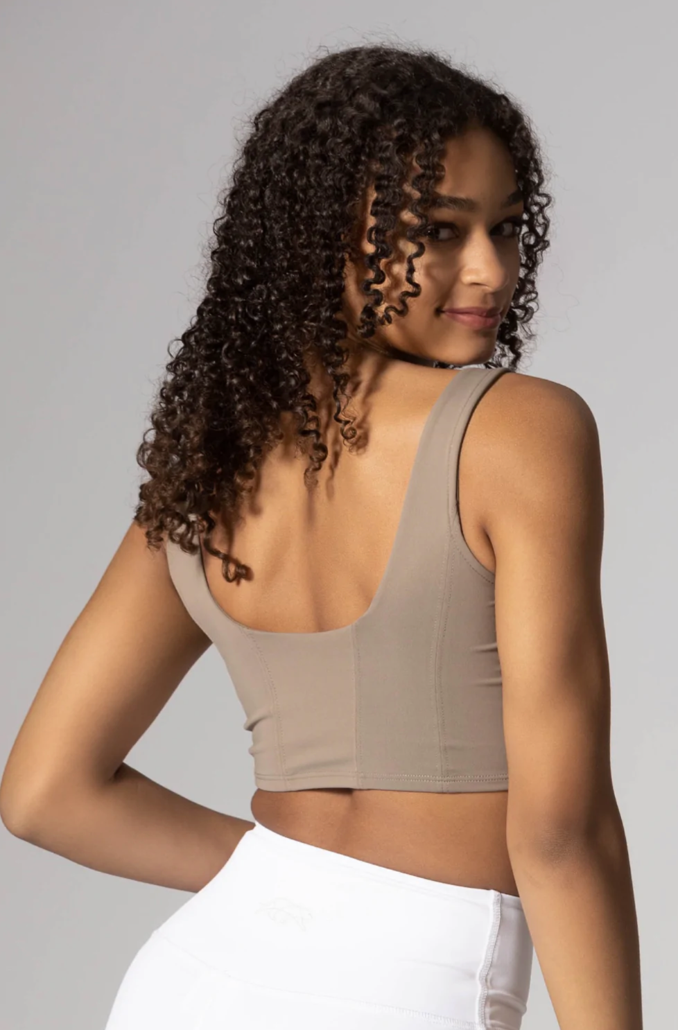 Tiger Friday | Duchess Crop Top | Dune