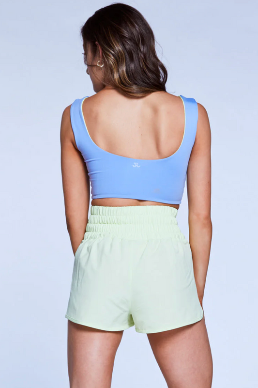 Jo + Jax | REV Crop | Soft Blue + Lemon Lime