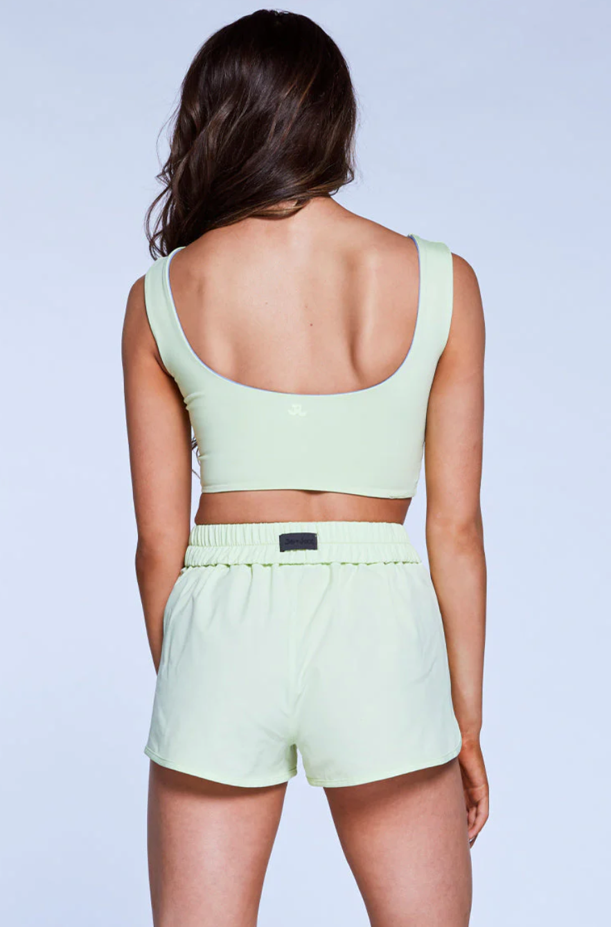 Jo + Jax | REV Crop | Soft Blue + Lemon Lime