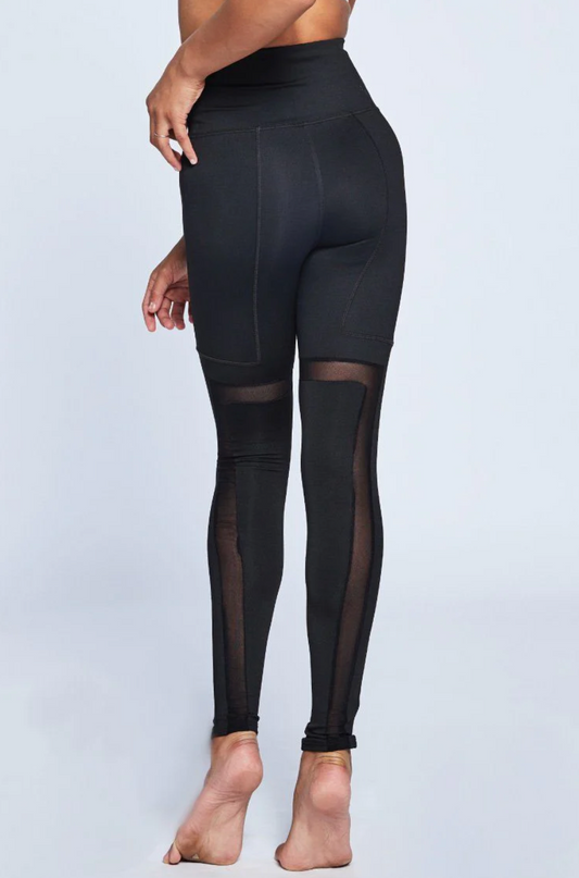 Jo + Jax | Angles Leggings | Black + Mesh