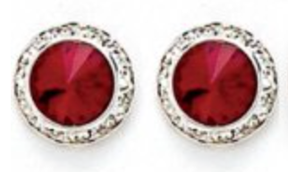Dasha Designs | Rhinestone Earrings | 20mm