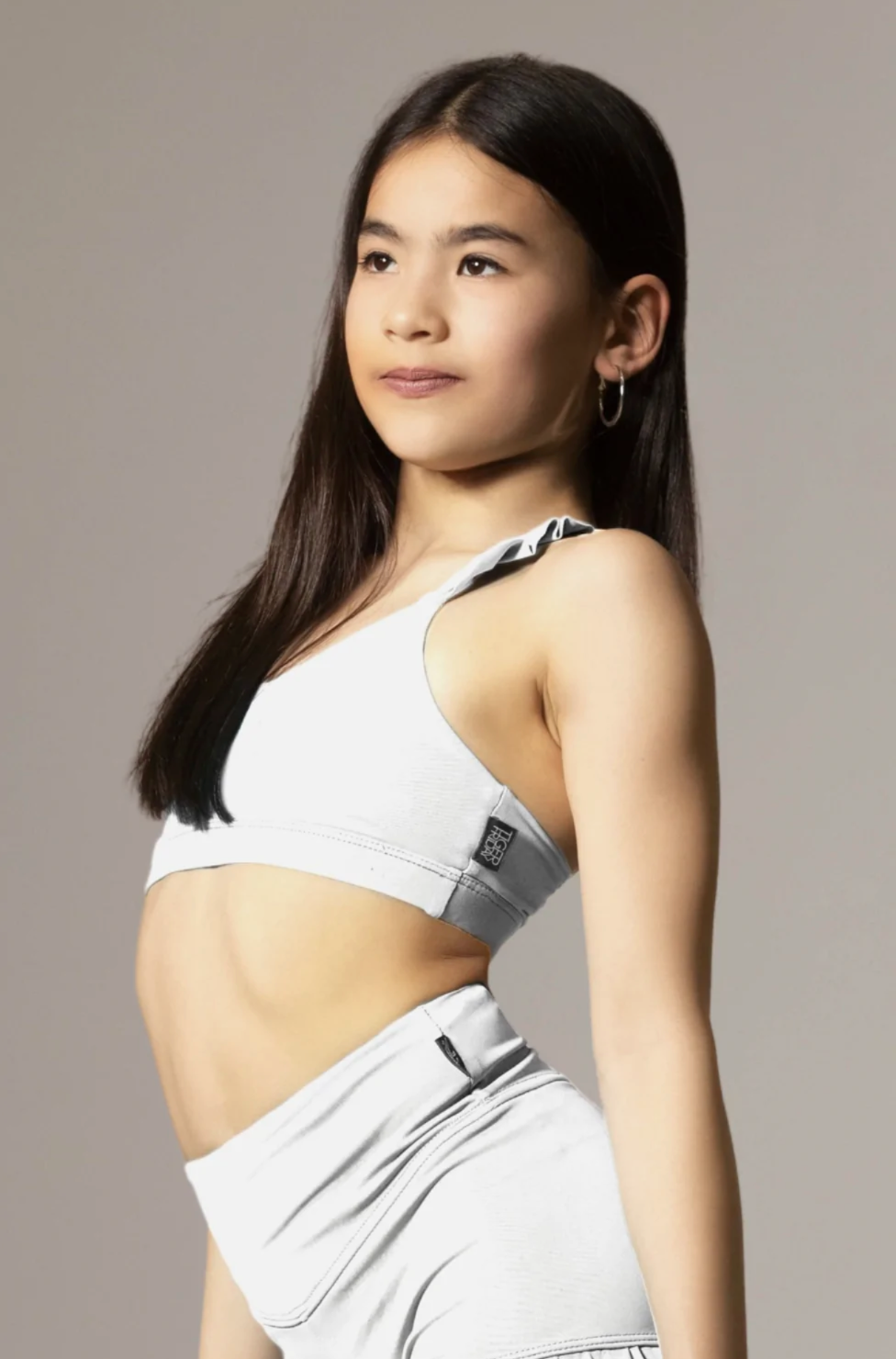 Tiger Friday | Sweetheart Crop Top | Powder