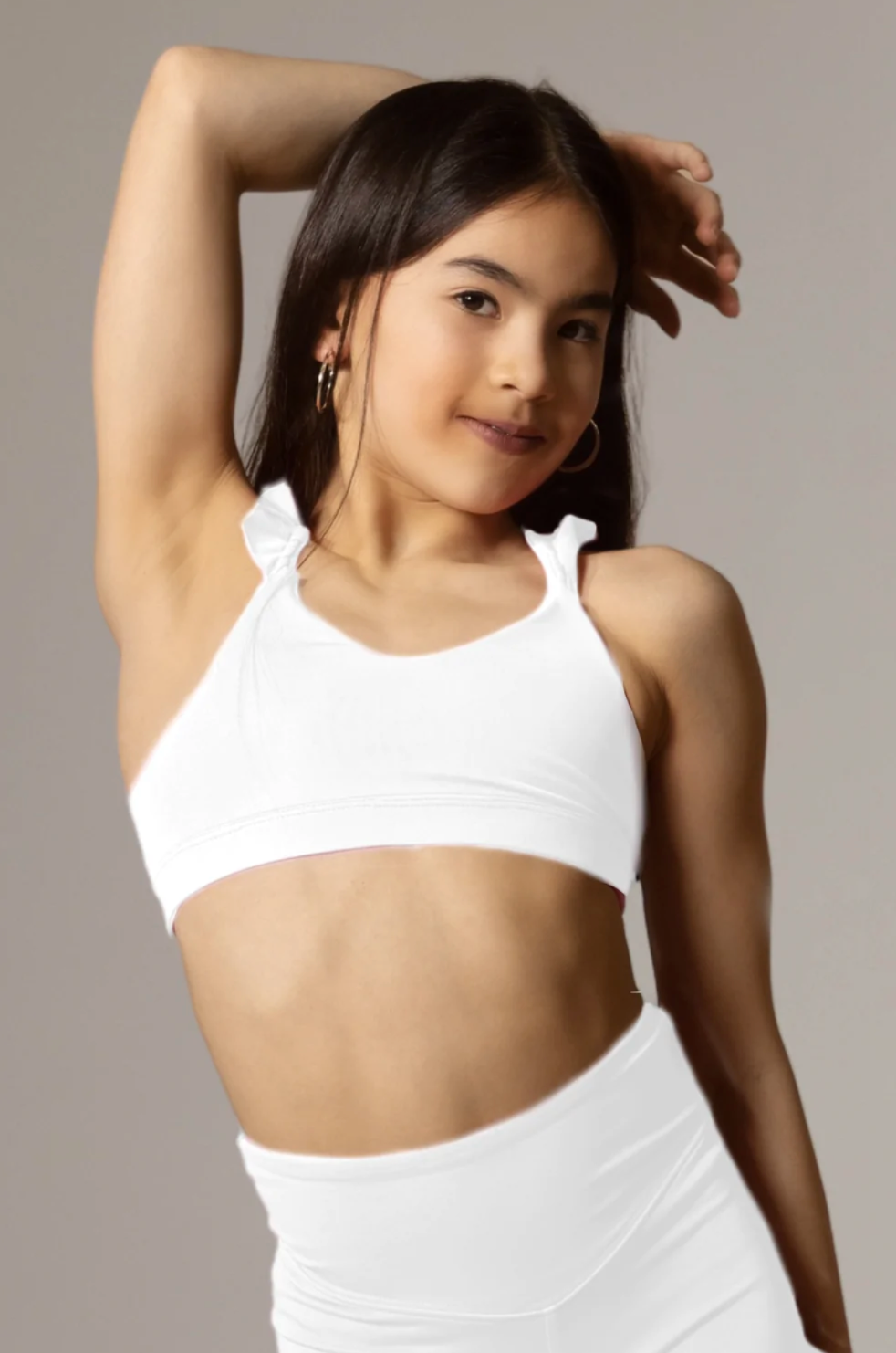 Tiger Friday | Sweetheart Crop Top | Powder