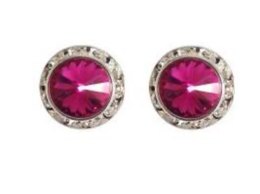 Dasha Designs | Rhinestone Earrings | 17mm