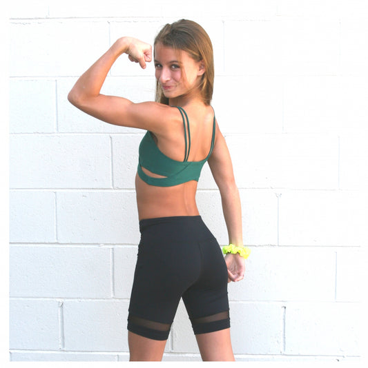 Honeycut | Classic Wrap Top | Evergreen