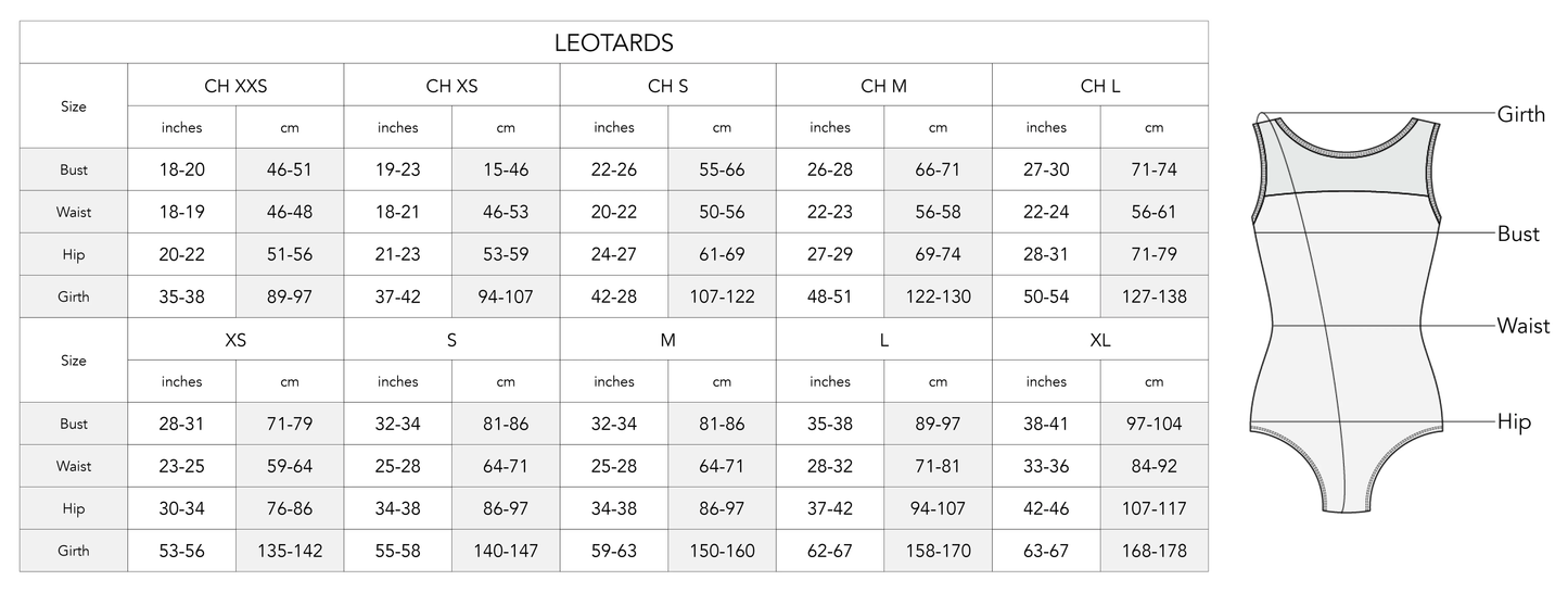 Elevé Dancewear | Charlotte Leotard | Flocked Black Dot