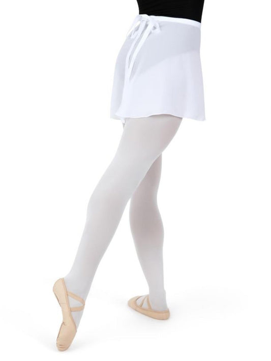 Capezio | Georgette Wrap Skirt | White