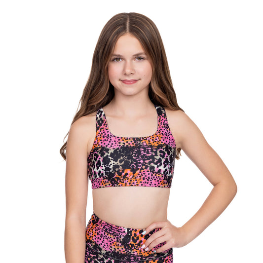 Vitality Sports Bra - Lush Leopard