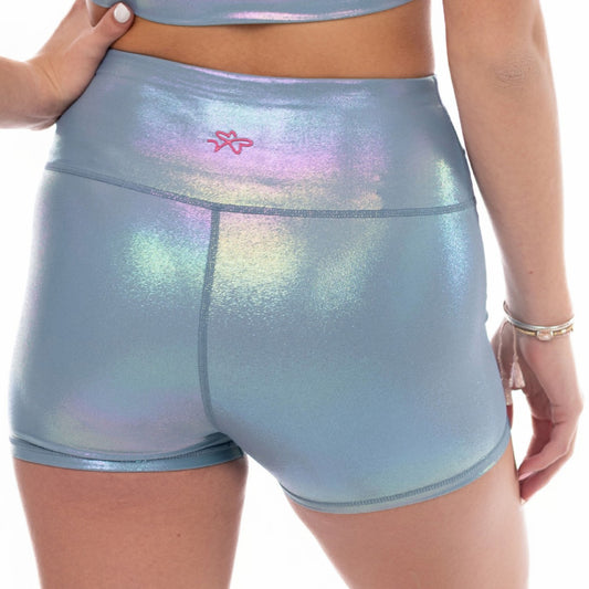 Ignite Compression Shorts - Crystal Blue