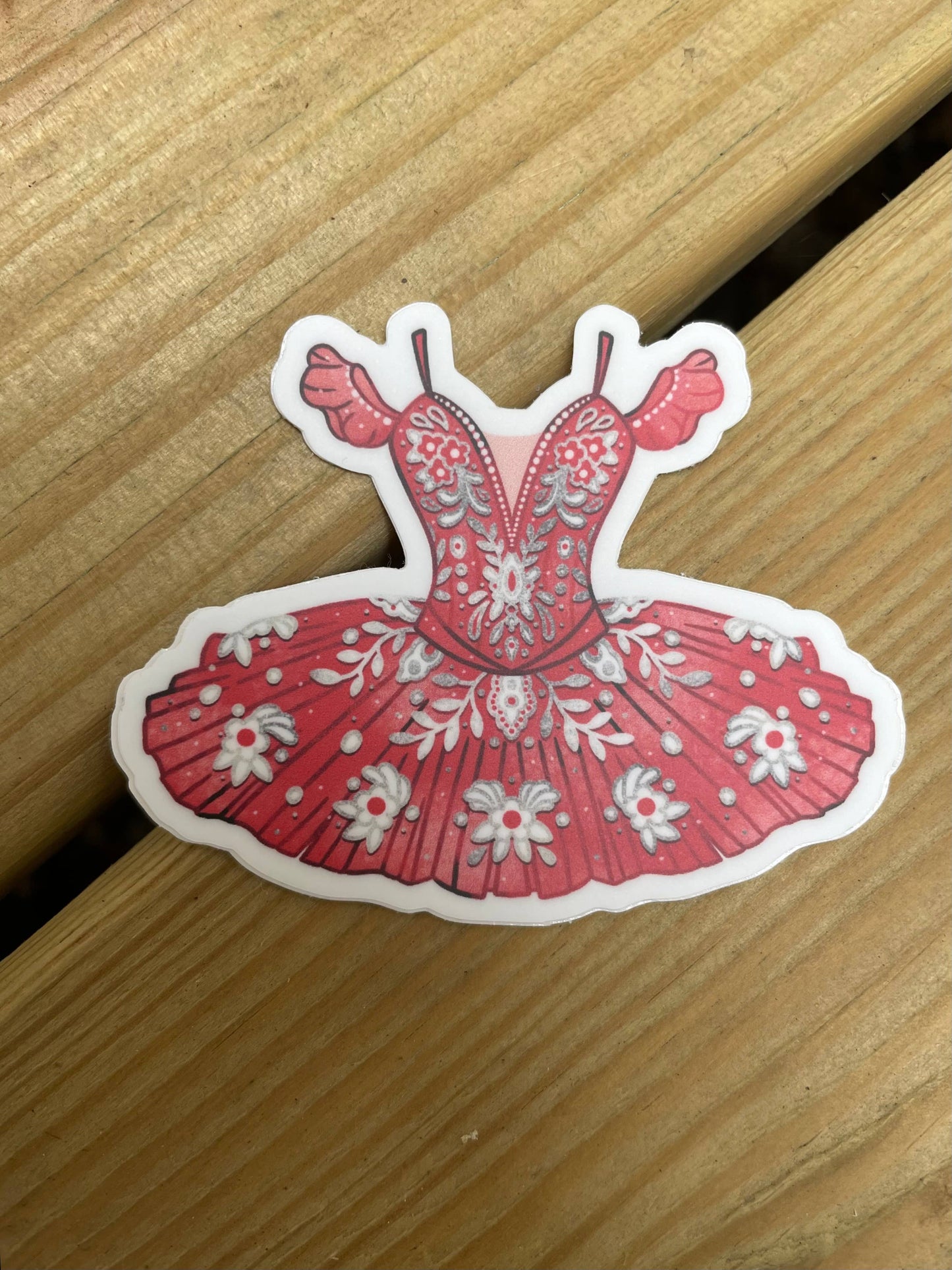 Denali & Co | Red Tutu Dance Vinyl Sticker