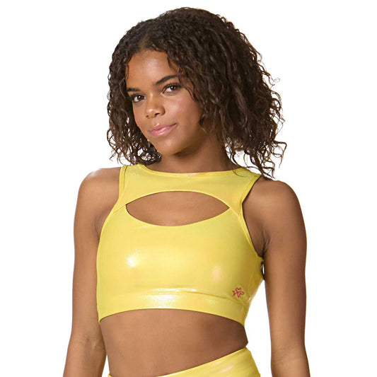 Ignite Cutout Top - Yellow Sapphire