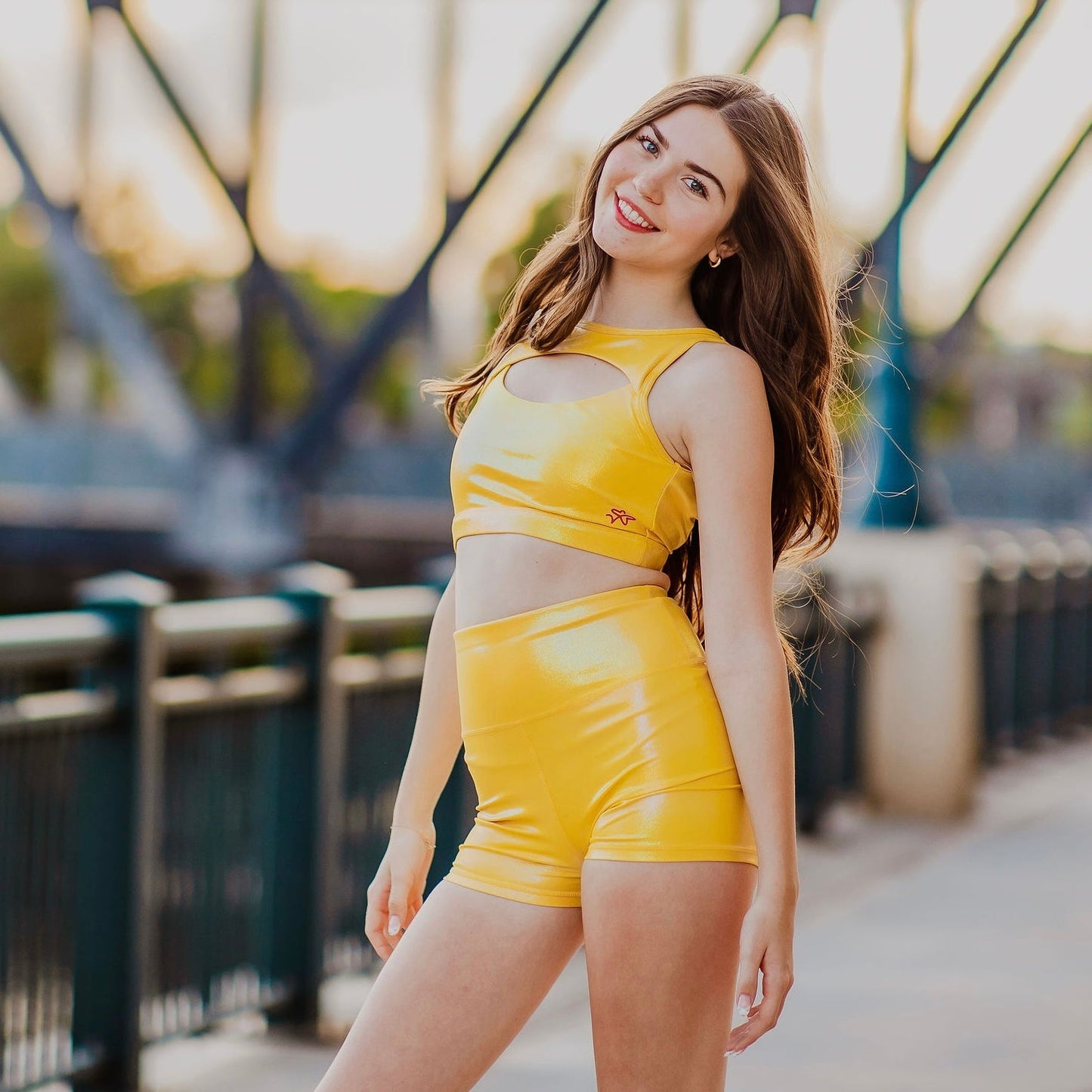 Ignite Cutout Top - Yellow Sapphire