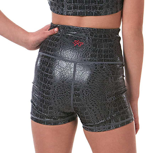 Vitality Compression Shorts - Black Crocodile