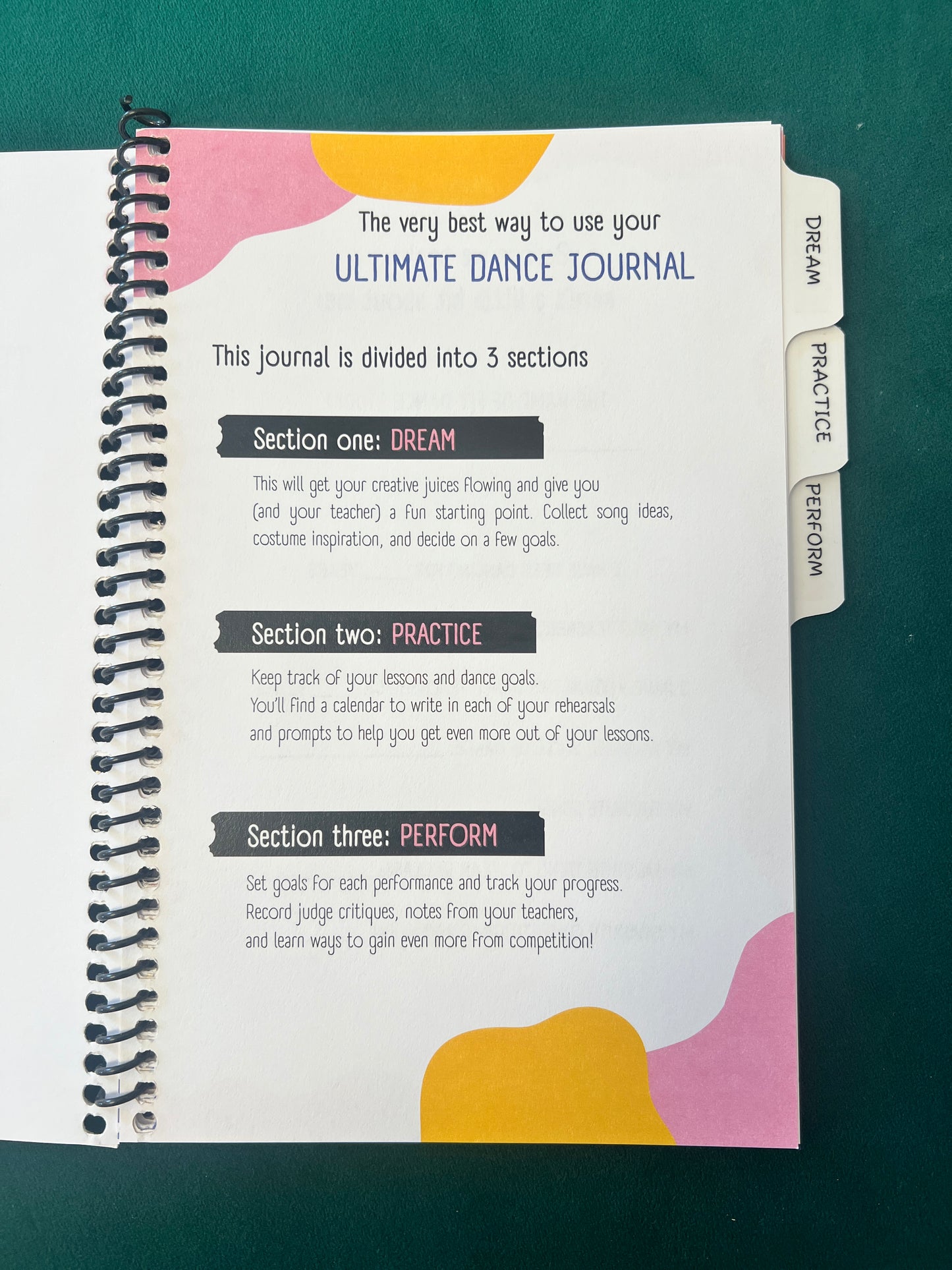 The Ultimate Dance Journal