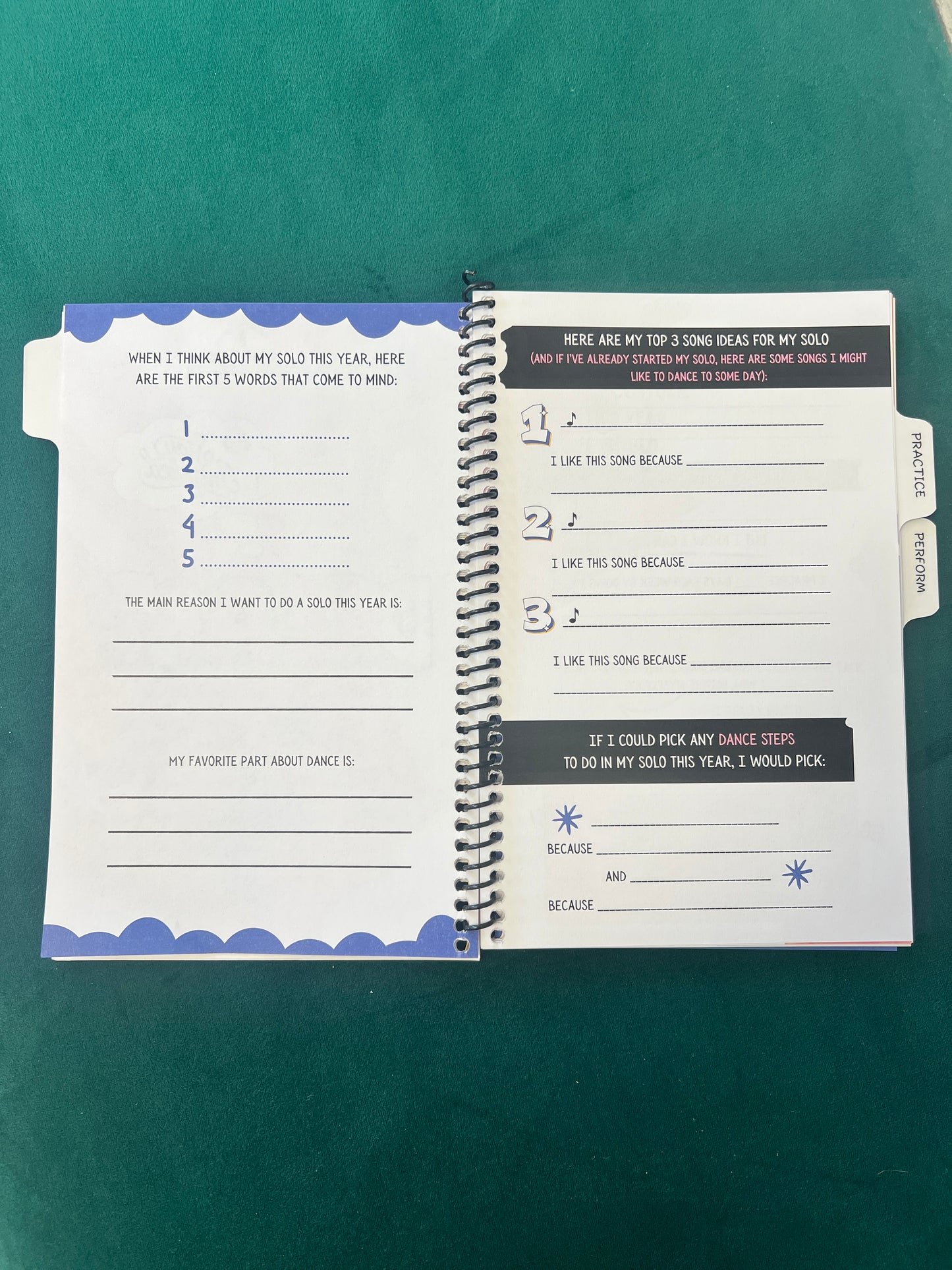 The Ultimate Dance Journal