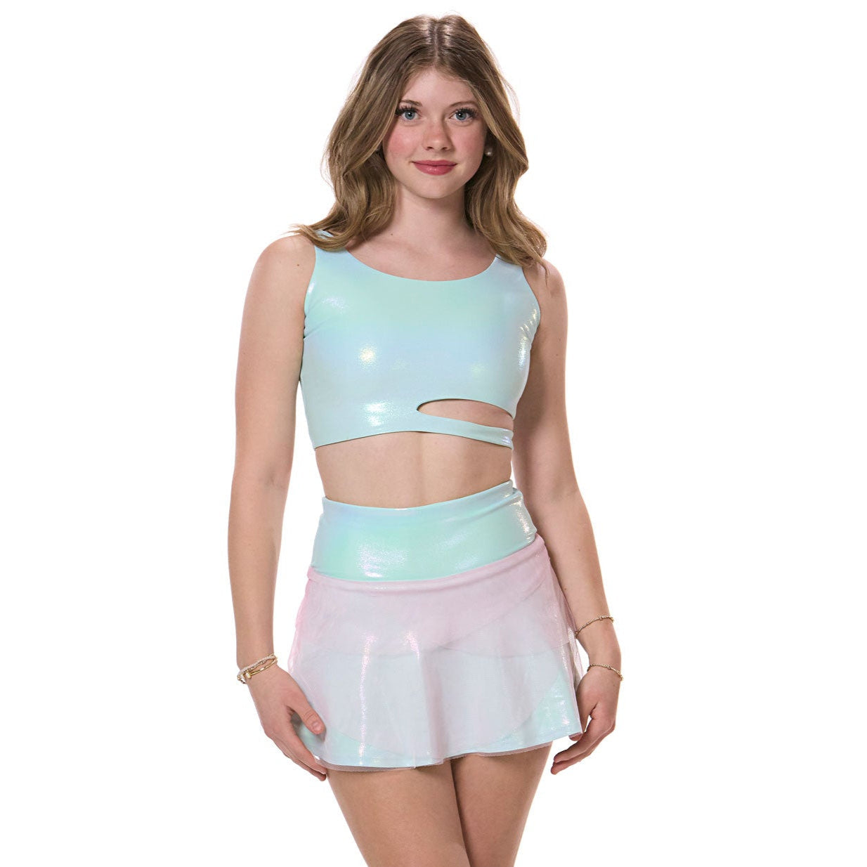 Ignite Highlight Top - Aquamarine