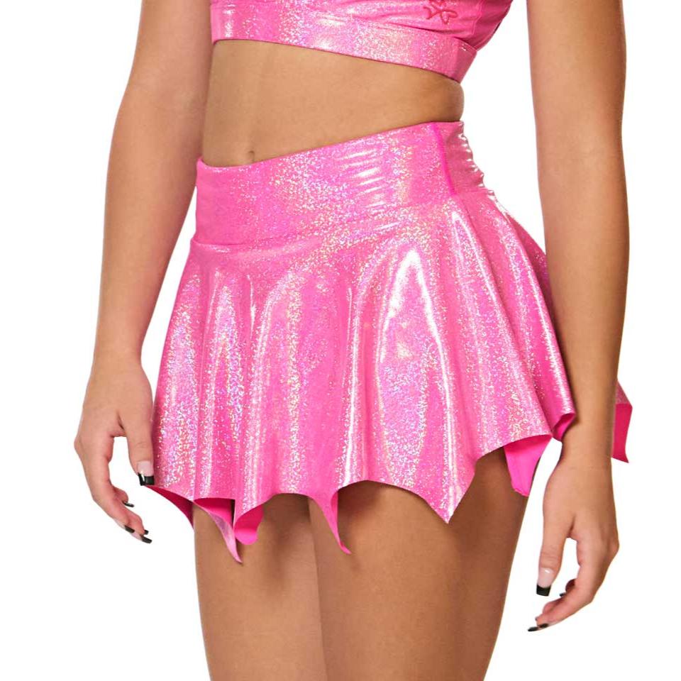 Ignite Pointed Dance Skirt - Pink Sapphire