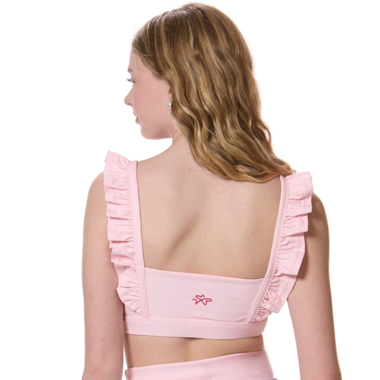 Whimsical Ruffle Top - Blush
