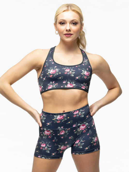 Elevé Dancewear | Laura Crop Top | Cottage Rose