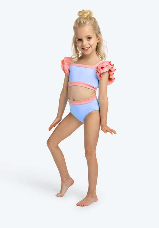 Roxie Dancewear | Lizzie Set | Periwinkle + Coral