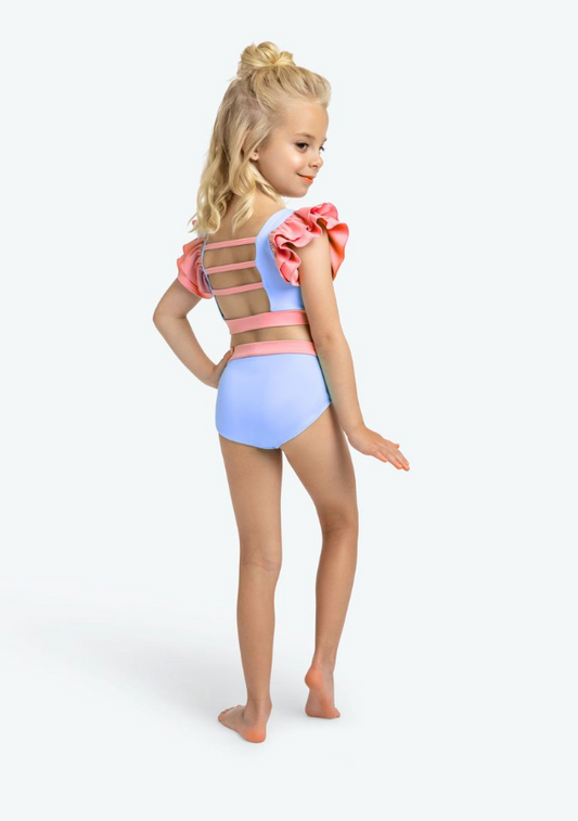 Roxie Dancewear | Lizzie Set | Periwinkle + Coral
