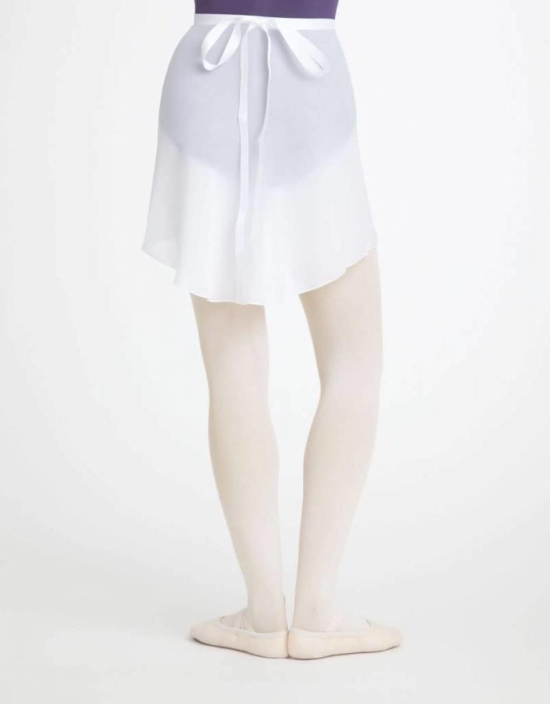 Capezio | Georgette Wrap Skirt | White