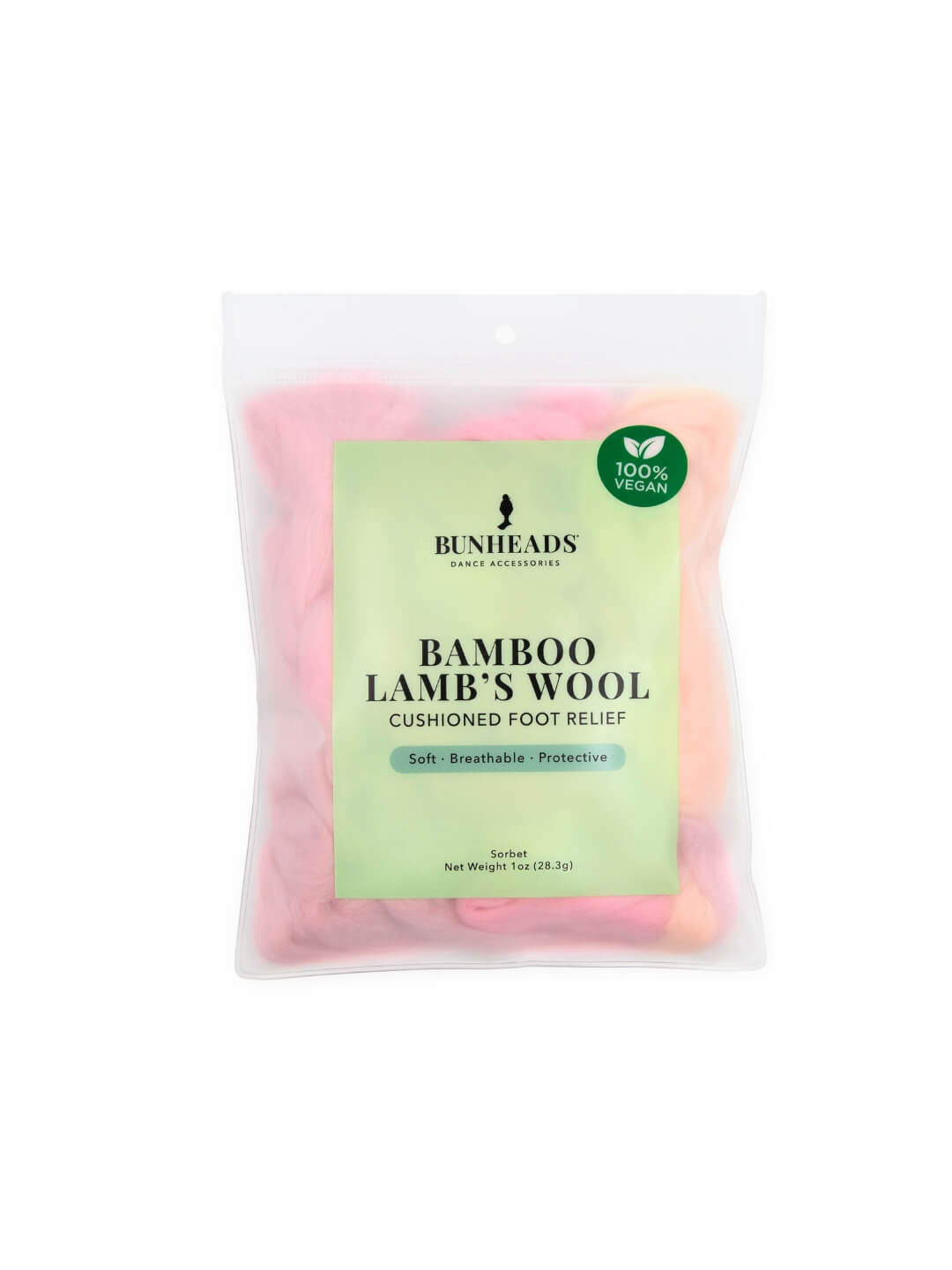 Bunheads | Lamb's Wool | Rainbow Sorbet