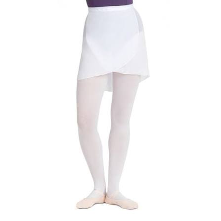 Capezio | Georgette Wrap Skirt | White