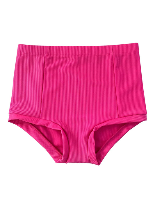 Whitney Deal Dancewear | Ribbed Briefs | Hot Pink
