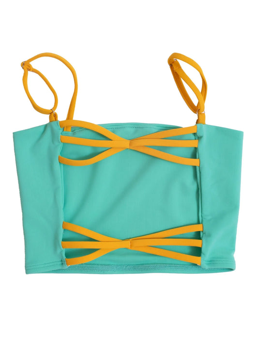 Whitney Deal Dancewear | Strappy Crop | Mint