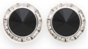 Dasha Designs |  Rhinestone Earrings | 20mm