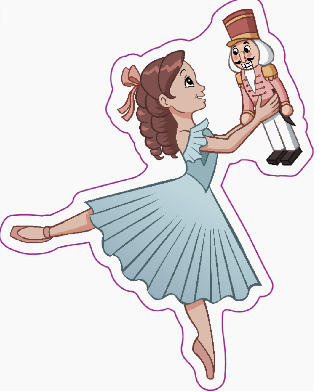 Vinyl Stickers | Nutcracker Clara