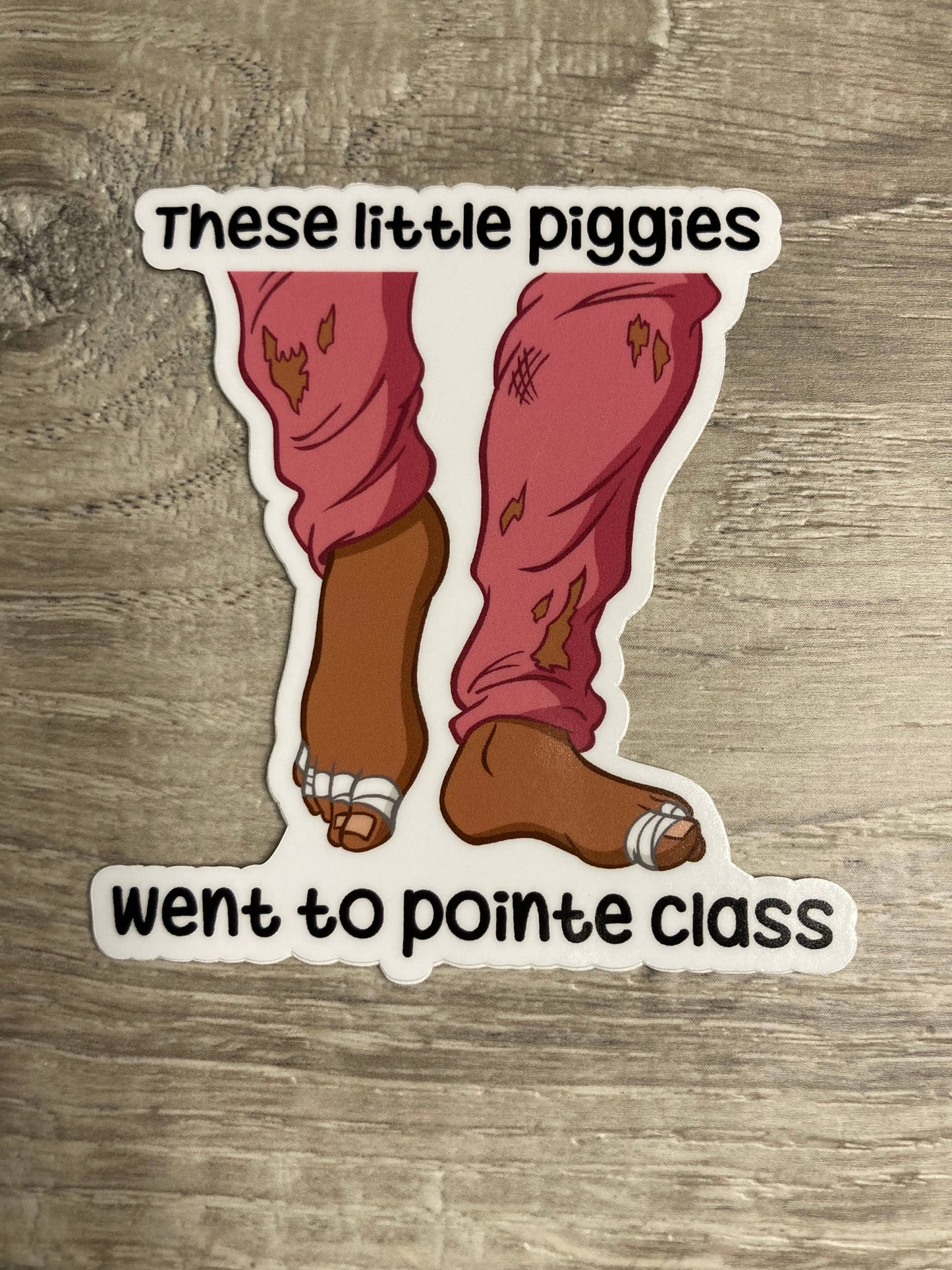 Vinyl Sticker | These Little Piggies